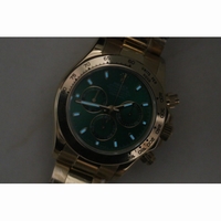 Daytona 116508 YG Green Dial Bracelet BP A7750