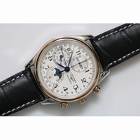 Master Moonphase Chronograph TT White Leather A7751