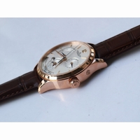 Master Geographic Real Power Reserve RG White Dial Brown Leather Strap A939 ZF