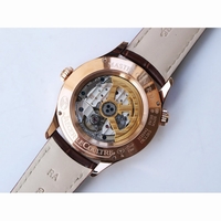 Master Geographic Real Power Reserve RG White Dial Brown Leather Strap A939 ZF