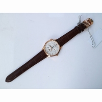Master Geographic Real Power Reserve RG White Dial Brown Leather Strap A939 ZF