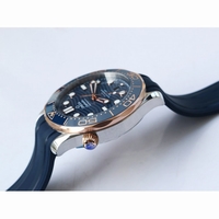 Seamaster Diver 300M 2018 SS/RG Ceramic Bezel Blue Dial Rubber Strap VSF A8800