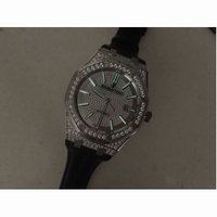 Royal Oak 41mm 15402 Full Diamond Dial Leather JF A3120