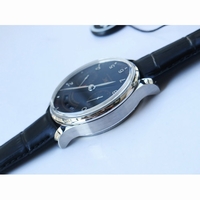 Portuguese Real PR Real Annual Calendar Edition ��Pisa�� Black Dial Leather Strap A52850 ZF