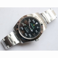 Planet Ocean 600M 'Tai Chi' GMT 43.5mm Black/White Ceramic Bezel Black Dial Bracelet A8906 Super Clone VSF