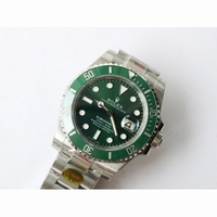 Submariner 116610 LN Ceramic Bezel 904L Black & Green Dial Bracelet A2836 Noob V10