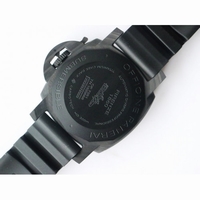Pam 960 Carbotech 42mm Black Dial Blue Markers Rubber Strap P.9010 Clone VSF