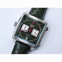 Monaco Classic  Chrono *6 Dials* Leather Quartz 