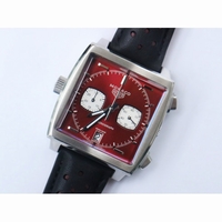 Monaco Classic  Chrono *6 Dials* Leather Quartz 