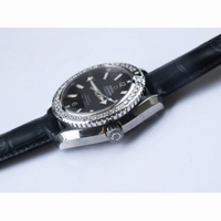 Planet Ocean Professional 42mm Dimond Bezel Black & White Dial Leather A8500