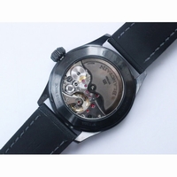 Fifty Fathoms Bathyscaphe Ceramic Black Dial Sail-Canvas Strap A1315 Free Rubber Strap ZF