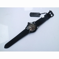 Fifty Fathoms Bathyscaphe Ceramic Black Dial Sail-Canvas Strap A1315 Free Rubber Strap ZF