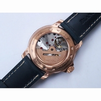 Fifty Fathoms RG Bright Blue Dial Blue Leather Strap A1315 ZF