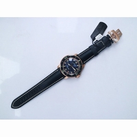 Fifty Fathoms RG Bright Blue Dial Blue Leather Strap A1315 ZF