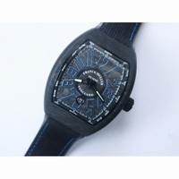 Vanguard Automatic Carbon Black/Blue Carbon Dial on Black Nylon Strap NH35A
