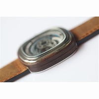 SevenFriday P3-2 Wood Black Dial Leather V6F Miyota 82S7