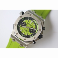 Royal Oak Offshore Diver Chronograph Orange & Green Dial Rubber JF A3126