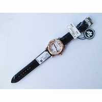 Happy Sport Automatic Two Tone 36mm White Dial Leather Strap A2892 ZF