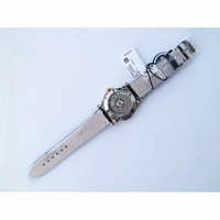 Happy Sport Automatic Two Tone 36mm White Dial Leather Strap A2892 ZF
