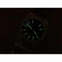 Royal Oak 39mm 15300 White & Black & Blue Dial Bracelet BP A3120