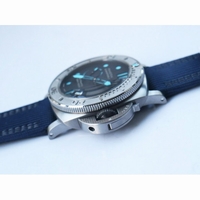 Pam 985 Mike Horn Submersible Black Dial Blue Nylon Strap P.9010 Clone VSF