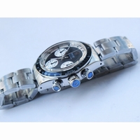 Daytona 6263 Black Bezel White/Black Dial Bracelet Venus 75