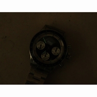 Daytona 6263 Black Bezel White/Black Dial Bracelet Venus 75
