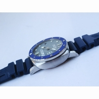 Pam 959 42mm Blue Ceramic Bezel Gray Dial Blue Rubber Strap P.9010 Clone VSF
