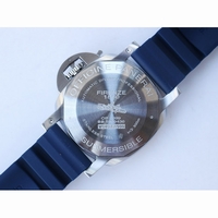 Pam 959 42mm Blue Ceramic Bezel Gray Dial Blue Rubber Strap P.9010 Clone VSF