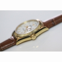 DayDate YG Stick Leather A23J BP *5 Dials*