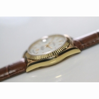 DayDate YG Stick Leather A23J BP *5 Dials*