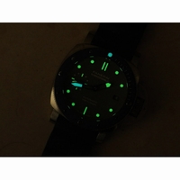 Pam 959 42mm Blue Ceramic Bezel Gray Dial Blue Rubber Strap P.9010 Clone VSF