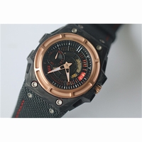 Linde Werdelin Spidolite II Tech Red Forged Carbon Black Dial Nylon Strap V6F A7750