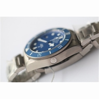 Tudor Pelagos Titanium Blue Bracelet Free Blue Rubber Strap ZF A2824