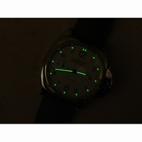 Pam 906 Luminor Due White Dial Blue Leather Strap VSF