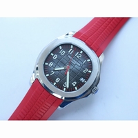 Aquanaut 5167A Singapore Edition SS Red Second Hand Red Rubber Strap 324CS Free box ZF