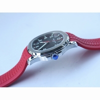 Aquanaut 5167A Singapore Edition SS Red Second Hand Red Rubber Strap 324CS Free box ZF