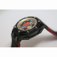 Royal Oak Offshore Real Forge Carbon Grand Prix Red JF V3 A3126 Free XS Rubber Strap