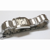 Tank Francaise Ladies SS Whtie Dial Bracelet Ronda Quartz