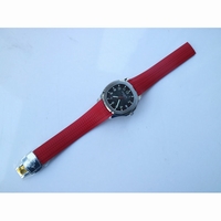 Aquanaut 5167A Singapore Edition SS Red Second Hand Red Rubber Strap 324CS Free box ZF