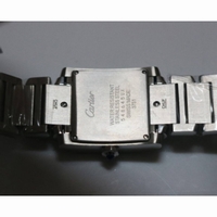 Tank Francaise Ladies SS Whtie Dial Bracelet Ronda Quartz