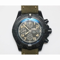 Avenger II Chrono DLC Case CF Dial Black Num Nylon Strap A-7750 