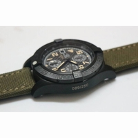 Avenger II Chrono DLC Case CF Dial Black Num Nylon Strap A-7750 