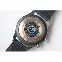 Pilot Chrono IW388001 Top Gun Real Ceramic Black Nylon Strap BP A7750