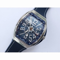 Vanguard V45 Blue Textured Dial Blue Rubber Strap MIYOTA 9015 ZF