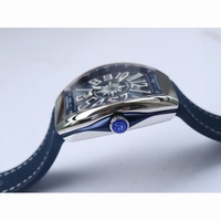 Vanguard V45 Blue Textured Dial Blue Rubber Strap MIYOTA 9015 ZF
