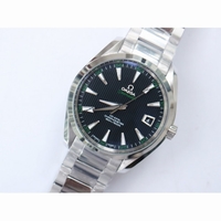 Aqua Terra 150m Anti-Magnetic Green Number Black Textured Dial Bracelet VS8500 VSF