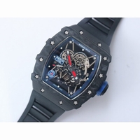 RM035-02 PSG Skeleton Blue Dial Black Rubber Strap MIYOTA8215 V3