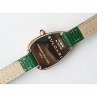 Ladies Serpenti RG Gold green Dial leather Swiss Quartz