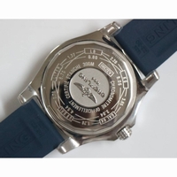 Avenger GMT SS 1:1 Best Edition Blue Dial On Blue rubber Strap A2836 GF